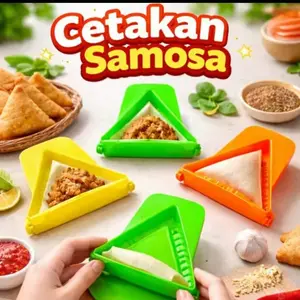 cetakan kue pastel samosa segitiga lokal / cetakan pastel segitiga Kitchenware Plastik