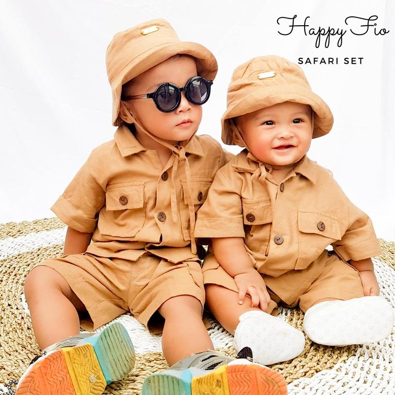 Safari set baju bayi dan anak (Zoo Keeper) By Happyfio 4