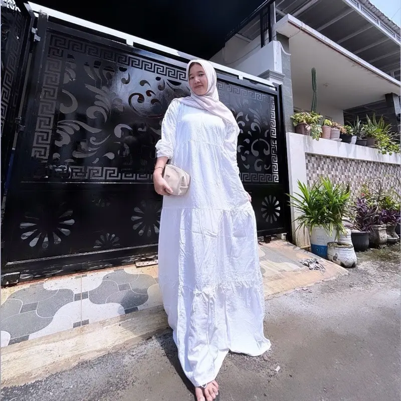 Gamis Susun Jumbo Gamis Rayon Polos Terlaris Termurah Bahan Rayon Best Seller Wanita Dress Muslim Nyaman Midi