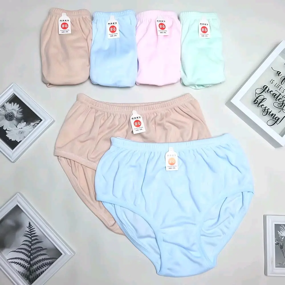 PROMO TERMURAH PAKET 1 LUSIN ( isi 12 pcs) CD CELANA DALAM WANITA DEWASA KATUN BAHAN TEBAL regular warna random dalaman wanita Motif Nyaman