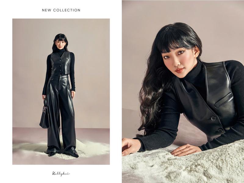  SET ÁO + QUẦN DA KELLYBUI - VGL QD 