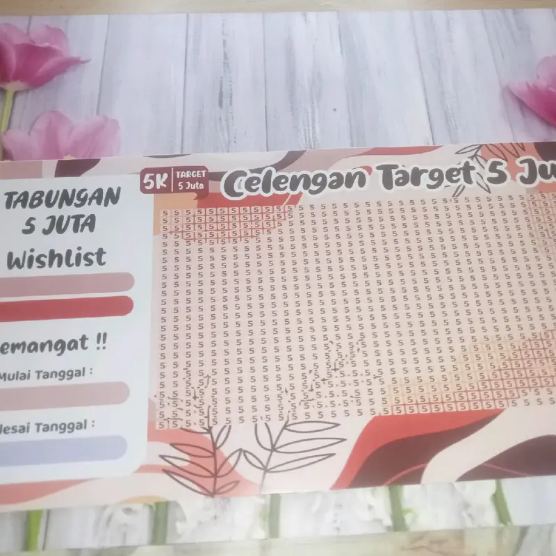 CELENGAN TARGET CELENGAN KOIN TARGET 5 JT BUKA TUTUP DAN PERMANEN SMAL (S) Plastik 5