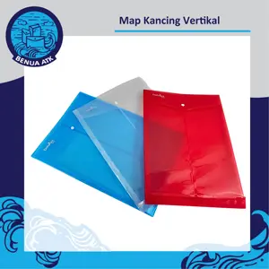 Map Plastik Kancing Spine Document Bag Folio Dataflex (isi 1 pcs)