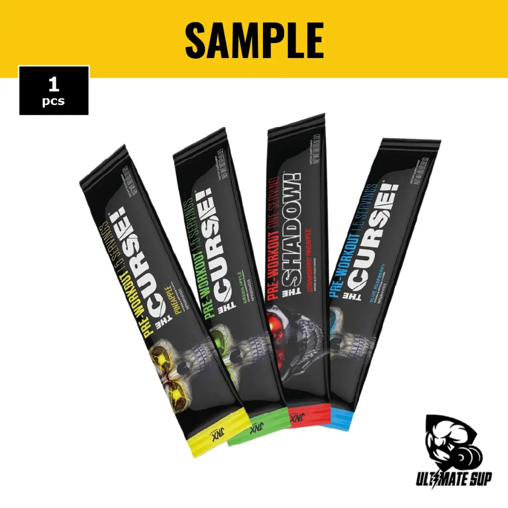 [1 serving] JNX Sports, The Curse, The Ripper, The Shadow Sample  Energy Beverage