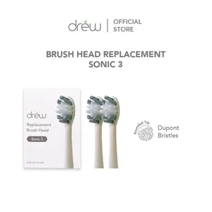 DREW Sonic 3 - Brush Head Replacement - Grey