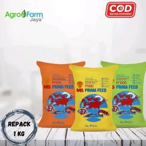 pelet ikan PF500 repack 1 kg pakan ikan berkualitas