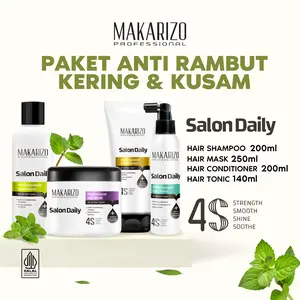 Makarizo Professional Salon Daily Paket Anti Rambut Kering dan Kusam