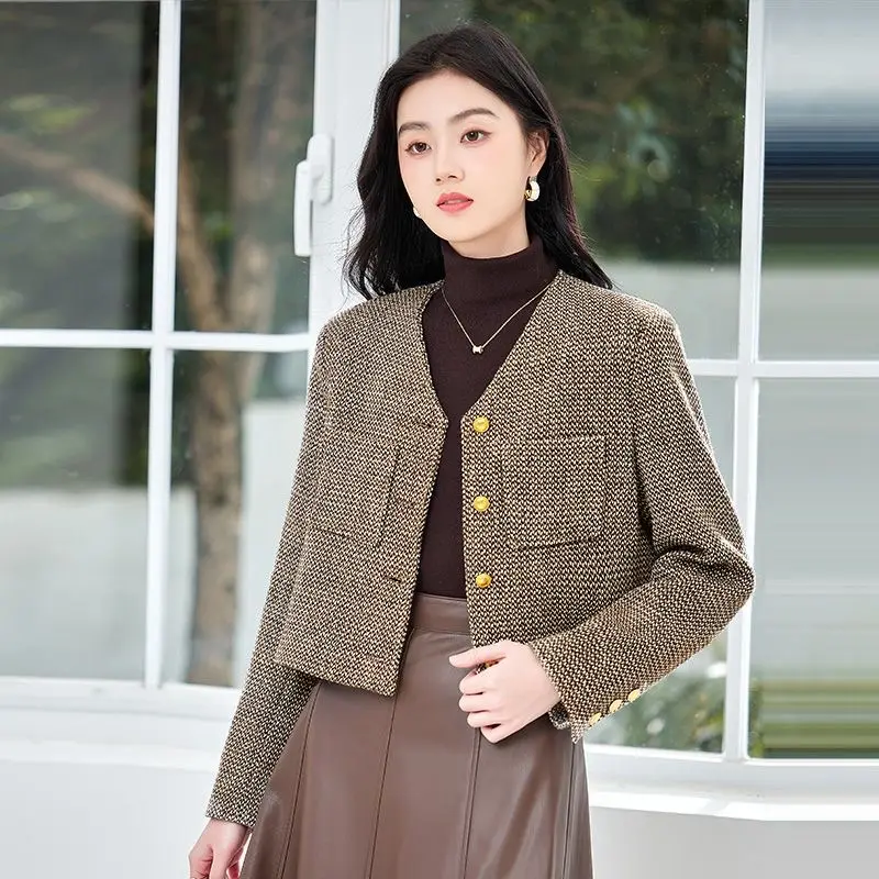 Woman Low Price Korean Blazer Female Blazer Wanita Retro Blazer