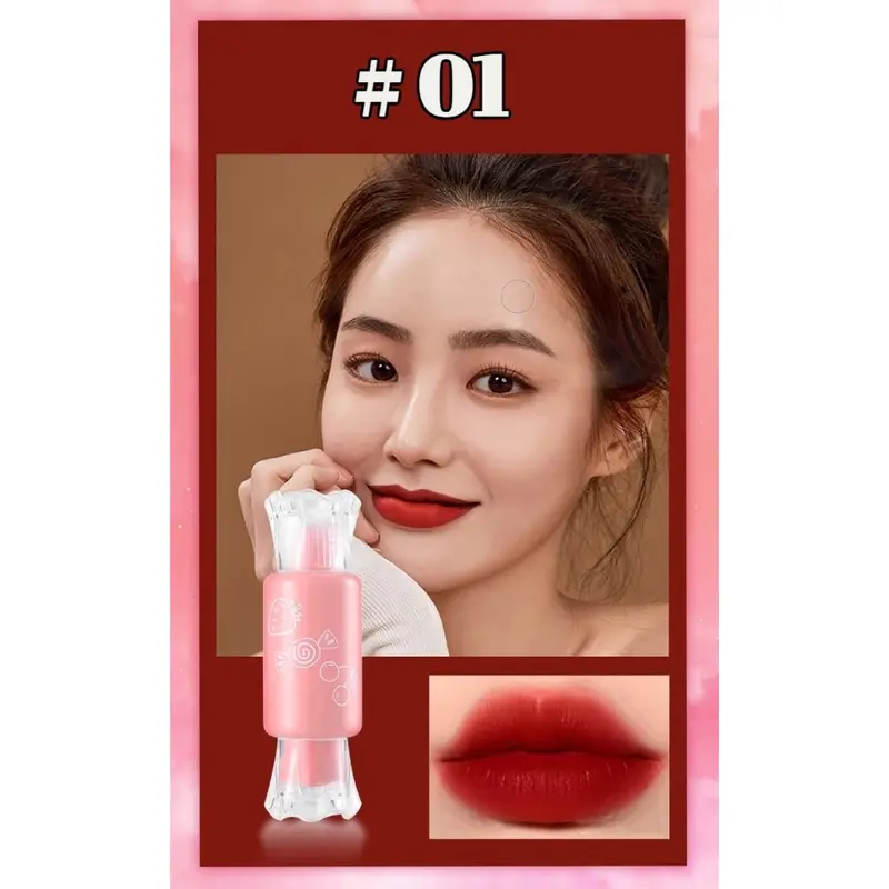 LIP TINT LIP CREAM CANDY TAHAN AIR CEPAT KERING LEMBUT DI BIBIR DENGAN HASIL CANTIK MAKSIMAL 5