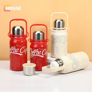 800ML /1200 ML Botol Minum Stainless Steel 304 dan 316 Termos Air Panas 24 Jam Gelas Termos Stainless Steel