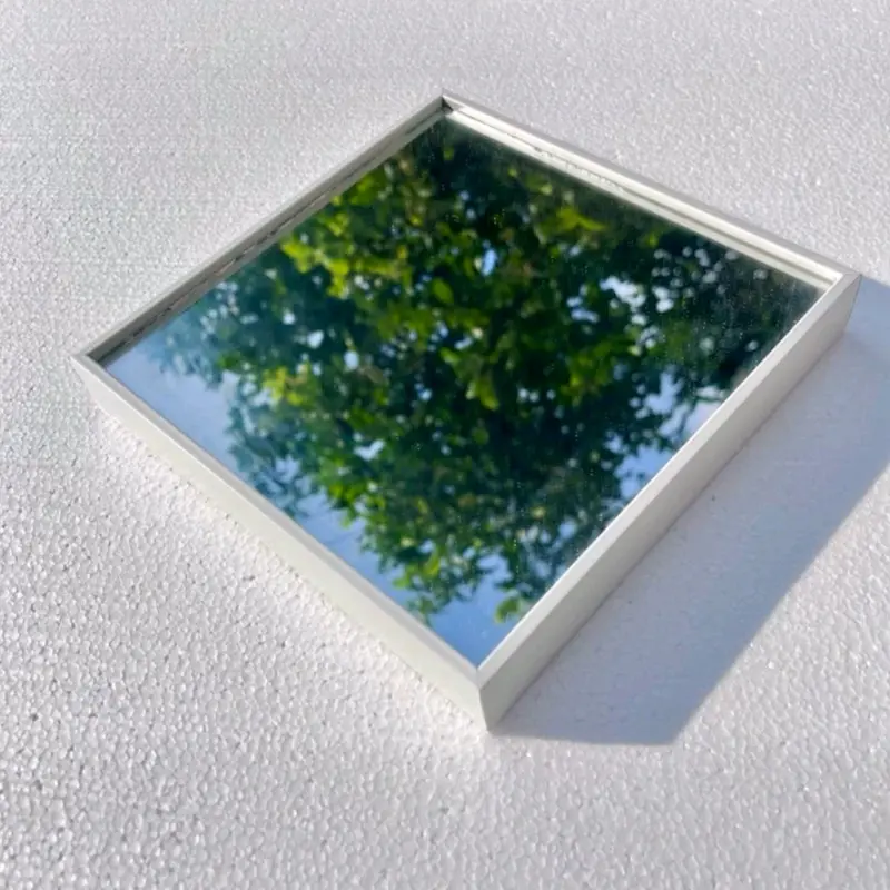 Cermin Ding Ding Kotak 16x16 cm /  Kaca Dinding Kotak Asli 5