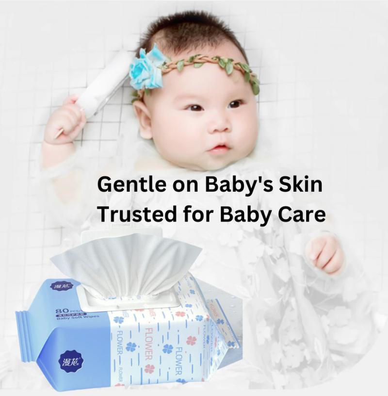 Product Introduction of SG Local-Baby  soft  wipes  80 pcs / pack 43