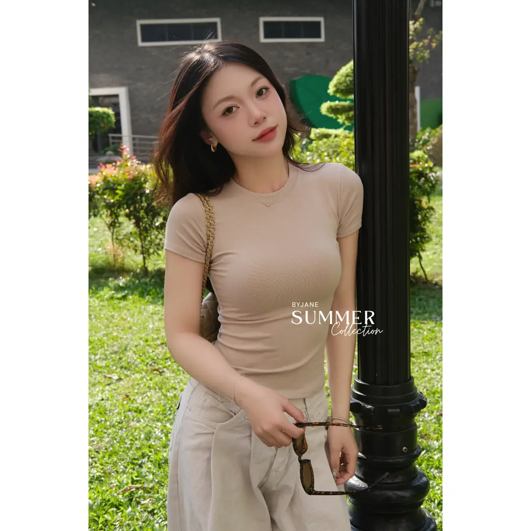 [COMBO 2 ÁO] Áo Thắt Eo Ôm BYJANE cotton Trơn Women S M L XL XXL - 315 | BigBuy360 - bigbuy360.vn