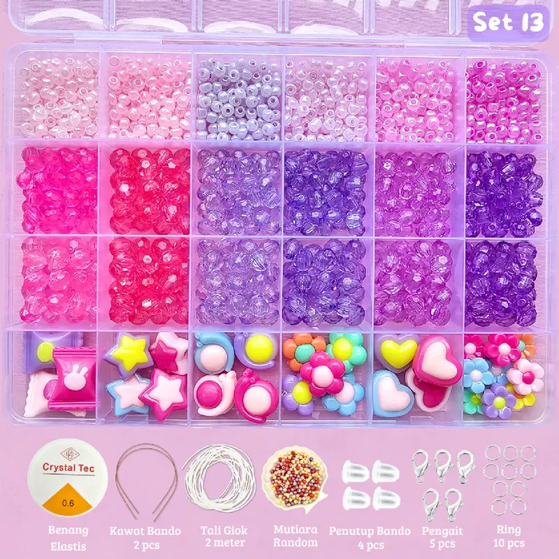 Manik Manik Pasir DIY Beads Craft 1 Box - SM014 6