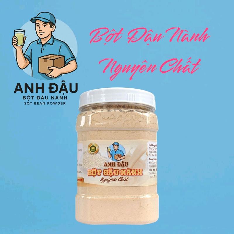  Bột Đậu Nành Anh Đậu Hộp 500G Bột Đậu Rang Nguyên Chất 
