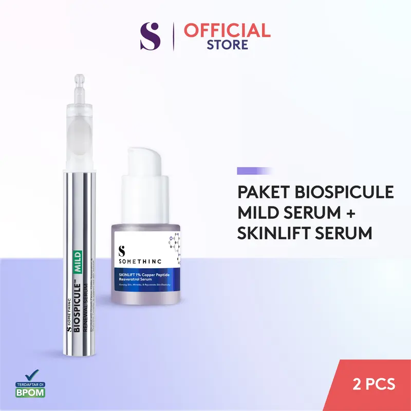 [PROMO TERBATAS] SOMETHINC SKINLIFT 1% Copper Peptide Resveratrol Serum GRATIS SERUM JARUM 0