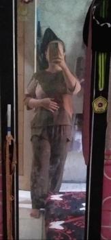 Product Review of db - AURA baju setelan muslim wanita kekinian korean style remaja dewasa crinkle airflow celana panjang atasan 3/4 terbaru 2025 baju set santai Kulot Casual from A**i 2