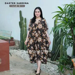 DASTER SABRINA Bahan Rayon  Tebal Nyaman Panjang LD 120 Motif kekinian premium dasterrayon Busui Bumil Dress Tidur Wanita