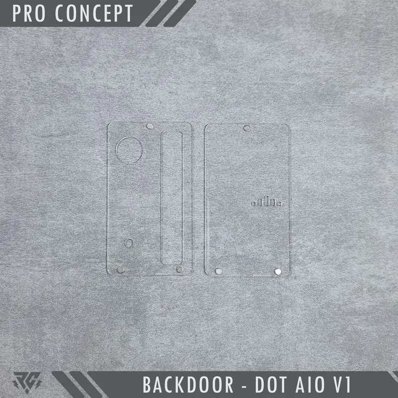 PRO CONCEPT BACKCOVER/DOOR AKRILIK MAGNET CLEAR - ( D~A ) 0