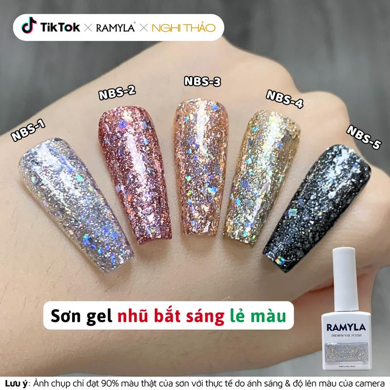  Sơn gel nhũ bắt sáng RAMYLA 