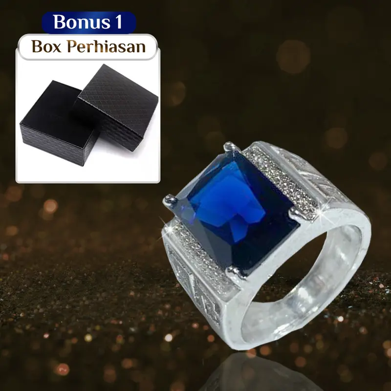 Vico Ring Bisa COD & Bisa Gratis Ongkir Cincin pria eksklusif nyaman dipakai anti luntur desain mewah eksklusif bonus kotak 1
