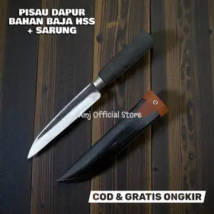 Pisau dapur Baja HSS super untuk sayur daging Peralatan Kitchenware pisau carrot  knife
