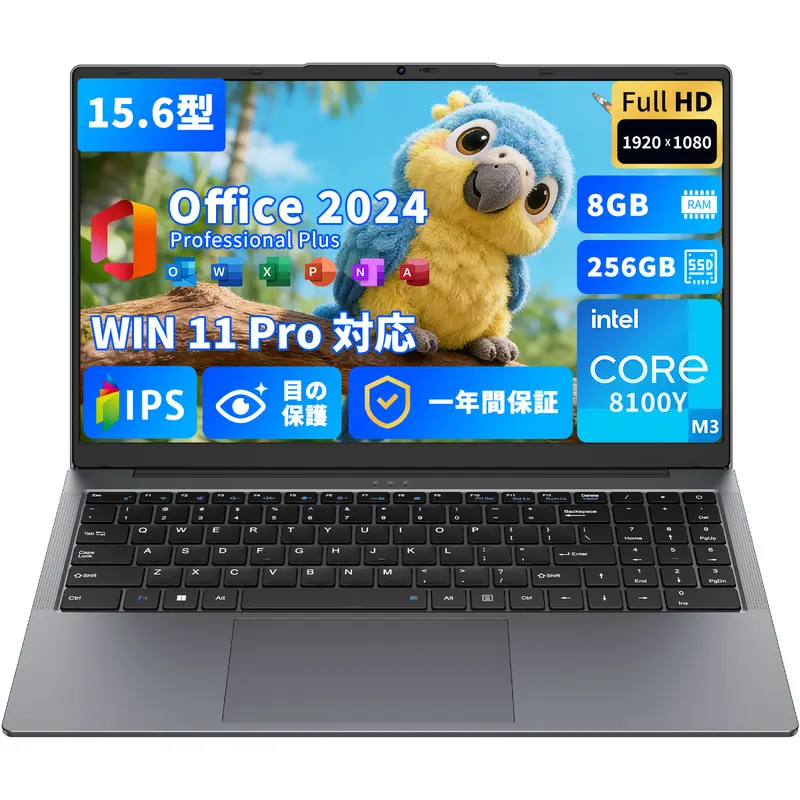 TPV ノートパソコン office 搭載 Windows11 Pro 15.6型 Celeron N4000