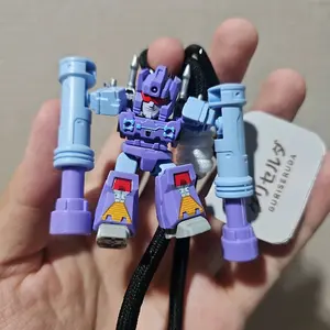 BAG CHARM GANTUNGAN KUNCI KEYCHAIN BLOKEES GALAXY DEFENDER TRANSFORMERS VERSION 4 - RUMBLE