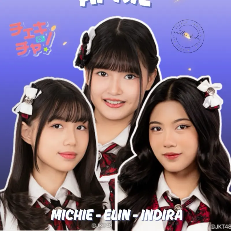 JKT48 Birthday Chekicha April (Elin, Michie, Indira)