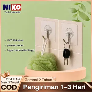 Gantungan Tempel Dinding Kamar Mandi Multifungsi / Hook Magic Sticky Plug Hook Gantungan Baju ABL C124