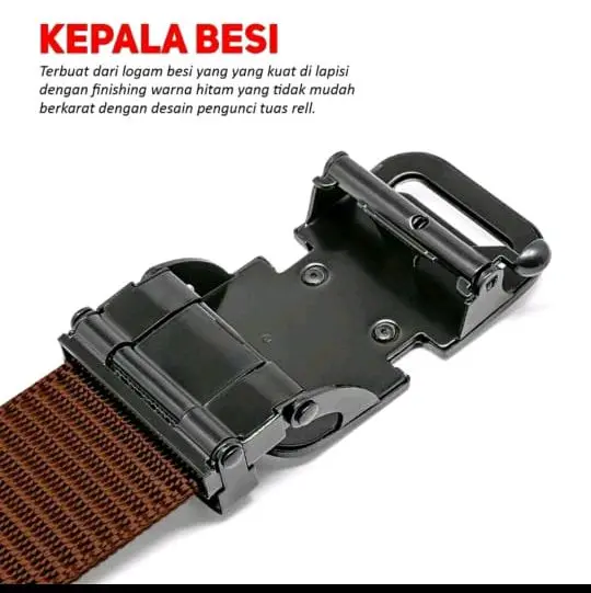 ikat pinggang pria kulit - sabuk ikat pinggang pria - gesper cowok murah - tali pinggang pria Aksesoris Kanvas 4