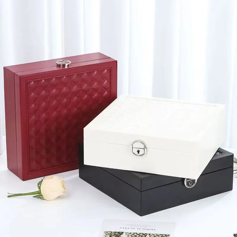 Kotak Perhiasan Kotak Penyimpanan Perhiasan Box Jewerly Box Penyimpanan Cincin Kalung Jewerly Box TOP129 3