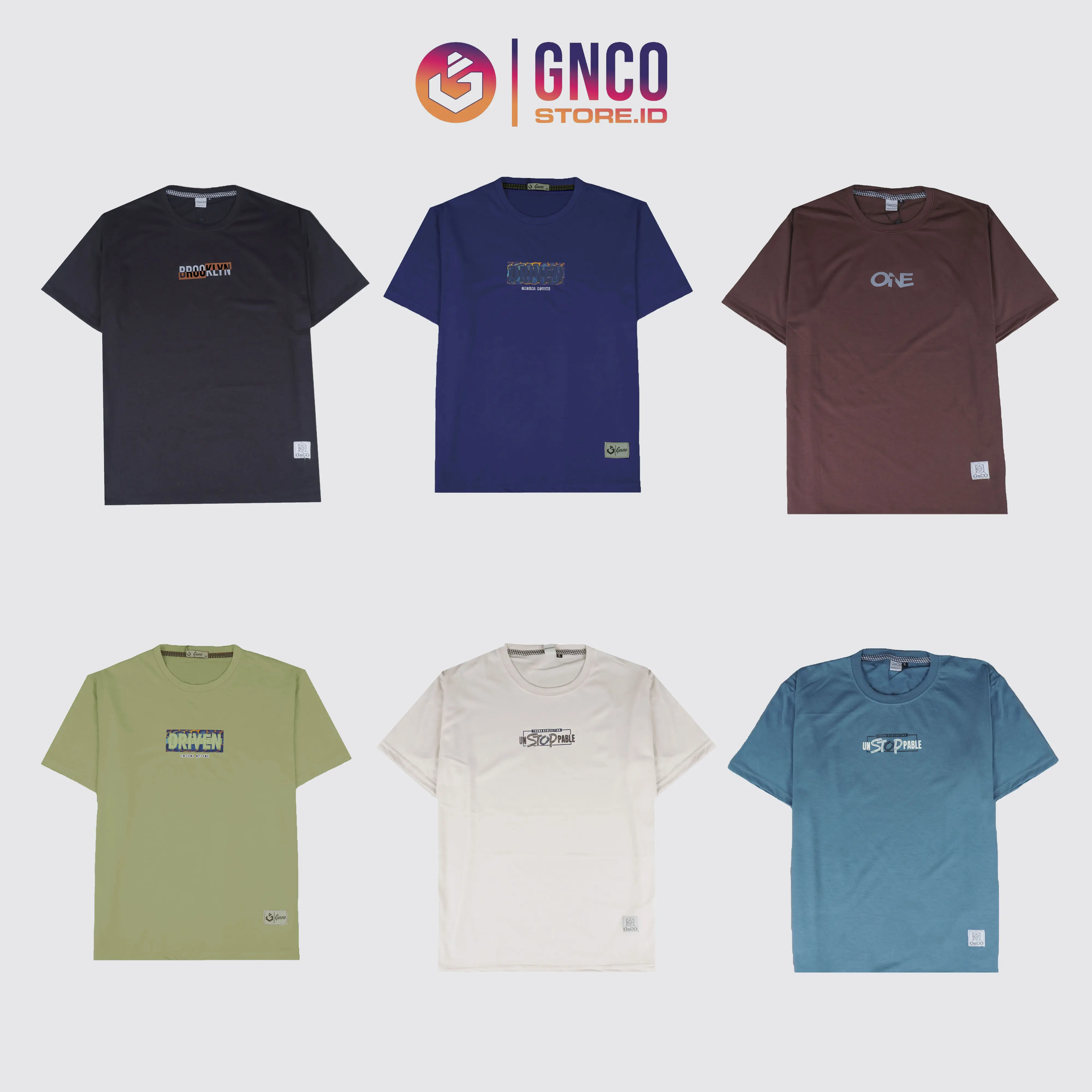 KAOS T-SHIRT DEWASA PRIA TERBARU MOTIF MIX WARNA LENGAN PENDEK PAKET HEMAT 4PCS DAN 6PCS RANDOM