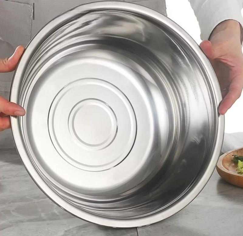Product Introduction of Paket Baskom Stainless 5 Warna / Baskom Panci Sayur multifungsi Stainless Anti Karat Steel Wadah 38