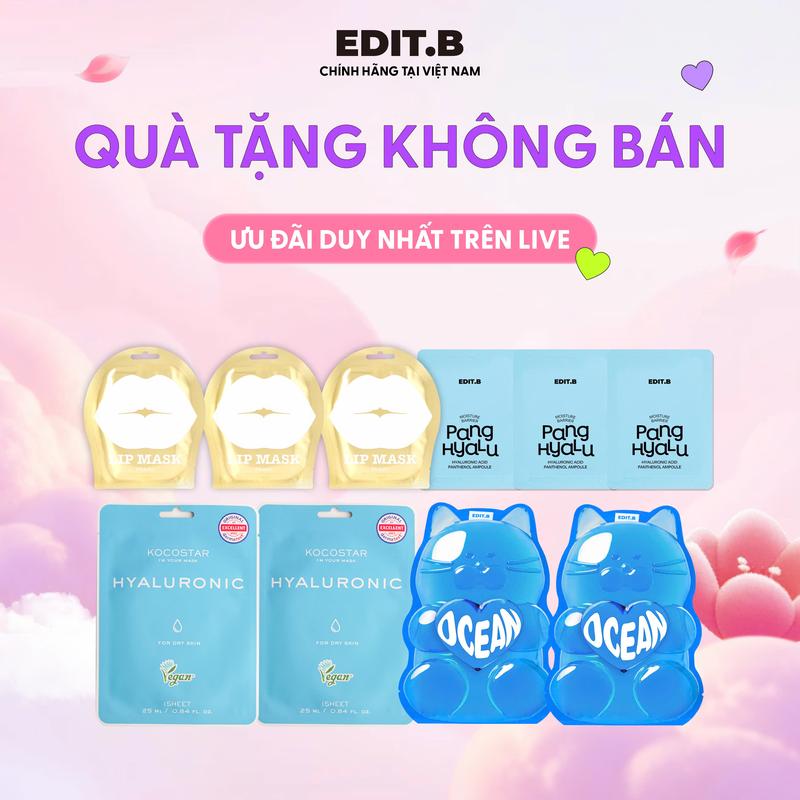 Combo 10 món quà gồm Lip Mask, Mask Vean, Sachet và Mask Gummy
