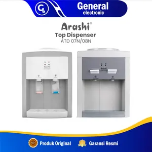 Dispenser ARASHI 2 in 1 ATD 07N / ATD 08N - Galon Atas - Normal dan Panas