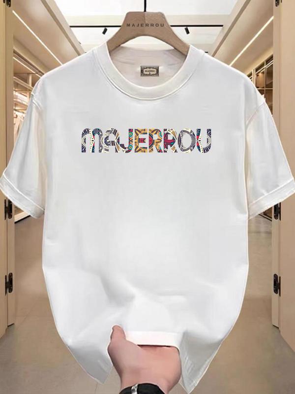MAJERROU Pria Distro Kaos Pria Lengan Pendek Katun Adem Baju Tshirt Dewasa Basic Combed Distro CH2401 Oblong Polos Cowok 0