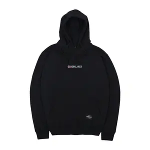 Dobujack Little Logo Abstract Black Hoodie