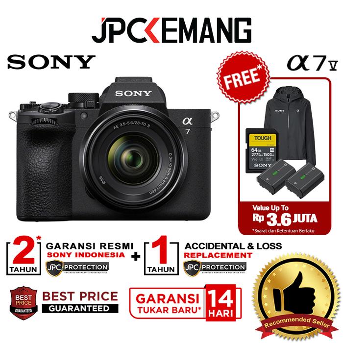 Gambar SONY A7V Kit 28-70mm OSS II Mirrorless Camera Sony Alpha A7 Mark V kit 28-70 mm f3.5-5.6 II Sony A7M5M Garansi Resmi dari JPC Kemang Kota Administrasi Jakarta Selatan Tokopedia
