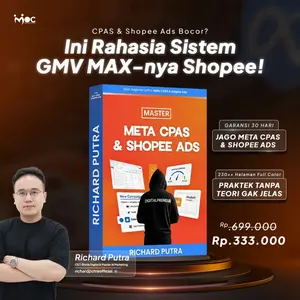 Buku Master Meta CP*S & Sh*pe* Ads - Bikin Lo Berhenti Tebak-Tebakan Saat Iklan dan Bikin Lo Boncos!