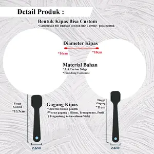 Print cetak Custom Kipas Polos Lukis dan Art mendunia lukisan modern