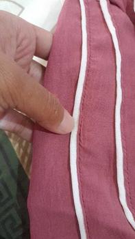 Product Review of Azkya Dress  Gamis Cringkle Airflow mix Swarosky premium Wanita Muslim Kain Crinkle Flowy Nyaman Panjang Wudhu Lebaran Simple from M**a 3