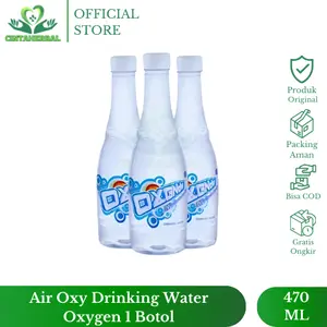AIR OXY | OXY DRINKING WATER OXYGEN Per Botol Isi 470ml