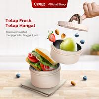 Gambar [Dokmil] Cypruz Kotak Makan Portable Tahan Panas Container Sealed Lunch Box dari Cypruz Kitchenware Kota Administrasi Jakarta Utara 4 Tokopedia