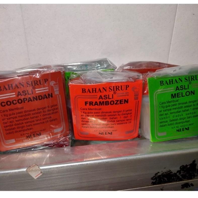 Resep Sirup Murni Solo Asli - 1 Slop Isi 10pcs, Bisa Mix Varian 2