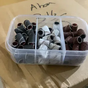 Amplas Drum Set Mesin Drill Grinding Untuk Mini Grinder Kertas Pasir Gosok Bulat Drum Dengan 1pcs Batang Untuk Mini Grinder