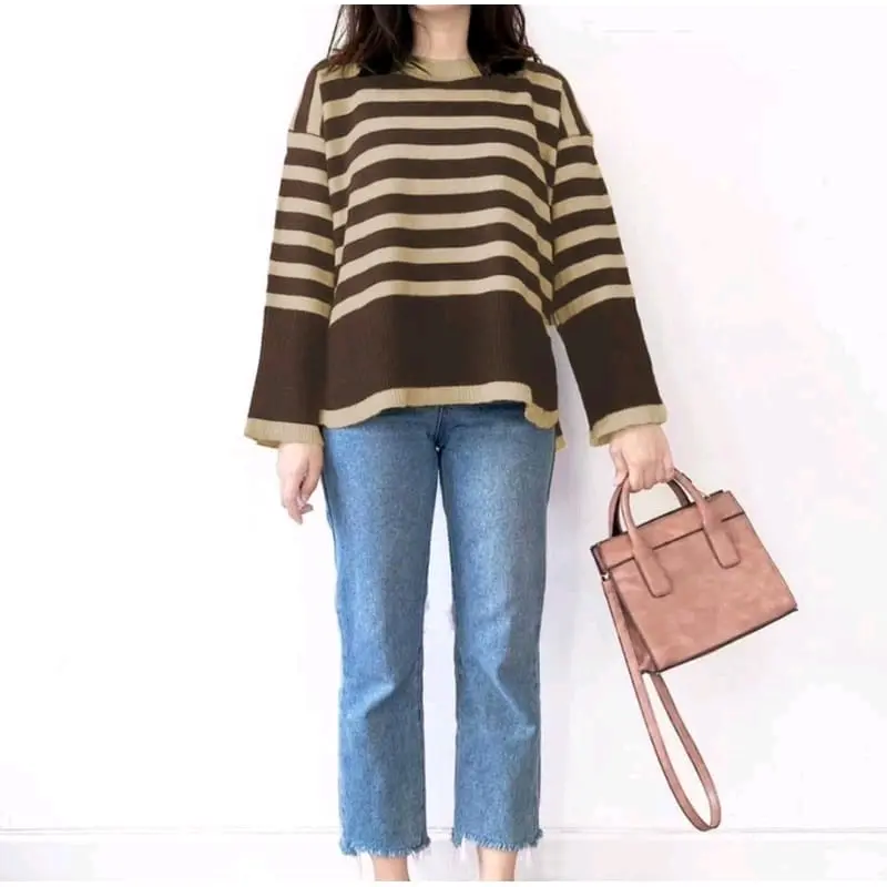 CH LAYLA STRIP KNIT RAJUT 3