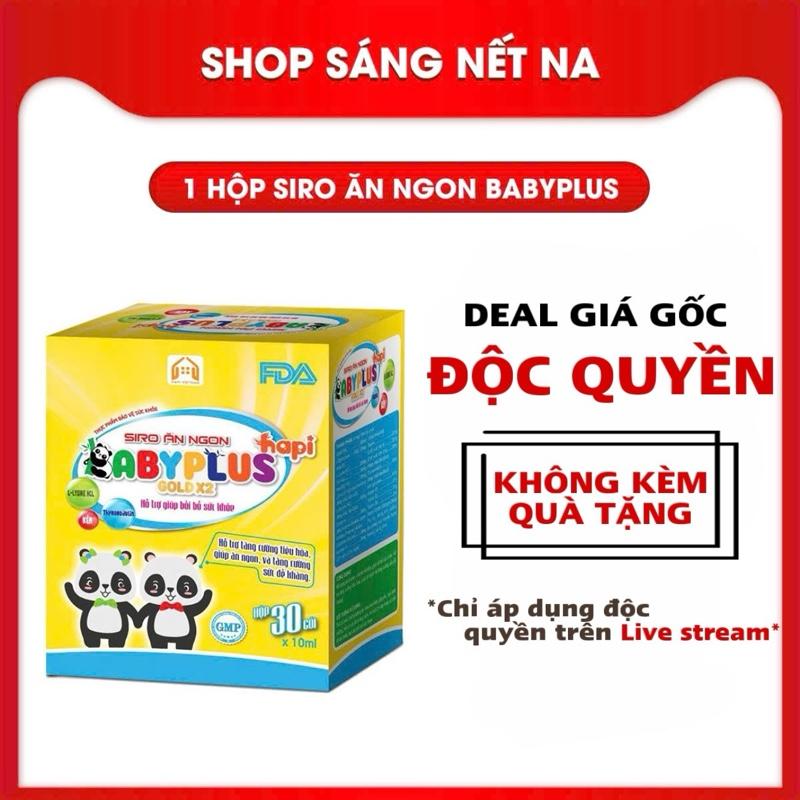[DEAL GIÁ GỐC ĐỘC QUYỀN] SIRO ĂN NGON BABYPLUS GOLD X2 HAPI hỗ trợ ăn ngon ngủ ngon, hỗ trợ tăng cường sức đề kháng cho bé từ 06 tháng tuổi trở lên