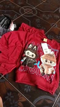 Product Review of Baju anak laki-laki viral labubu X Harry Potter Stelan panjang labubu anak laki-laki / unisex / untuk anak 1-8 Tahun (Edisi Labubu) from ꧁**𝓼 𝓰**꧂ 1