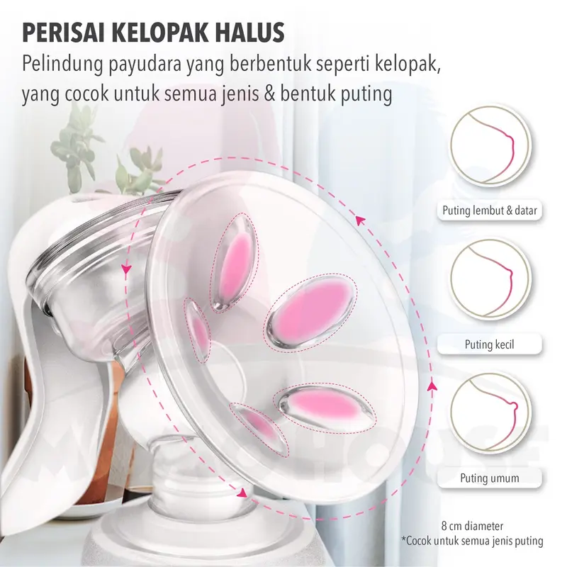 MOMO HOUSE Pompa ASI Manual Silikon Pumping Asi Manual Breast Pump Silikon 5